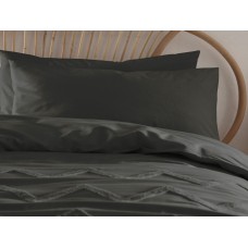 Appletree Chevron Tufted Charcoal Duvet Cover Sets